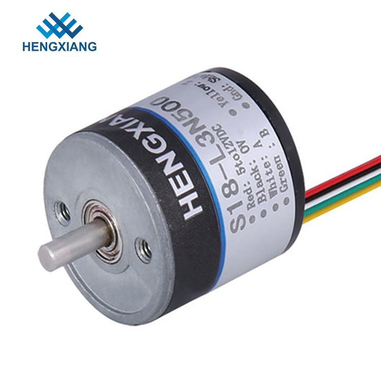 Solid Shaft 2.5mm Miniature Rotary Encoder , ABZ Phase Resolution 360 Rotary Encoder